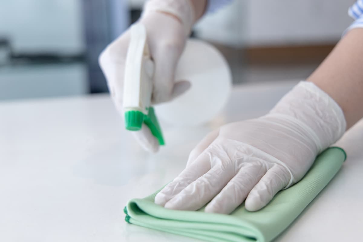 民泊や、マンスリーマンションの退去後の清掃の画像